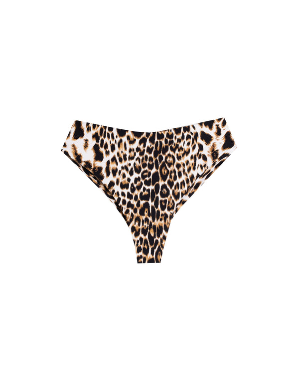 Jessica High Hip Bikini Bottom - Animal Print