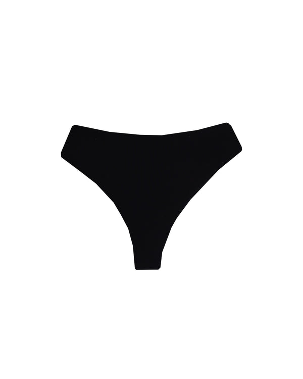 Jessica High Hip Bikini Bottom - Black