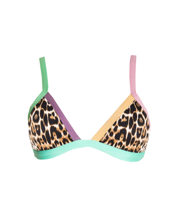 Luisa Top - Colourful Animal Print